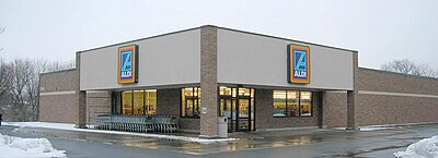 What year did Aldi introduce its current name?