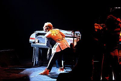 Which fields of work was Elton John active in? [br](Select 2 answers)
