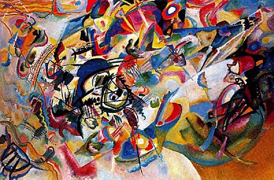 During which event did Kandinsky create some of his most notable paintings?