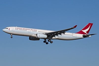 How many destinations did Cathay Dragon serve in its final year of operation?