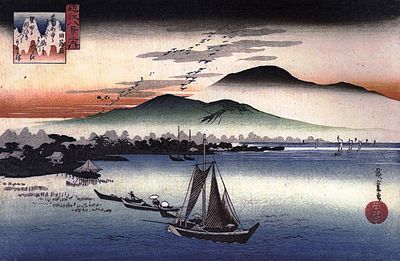 How was Hiroshige's use of color described?