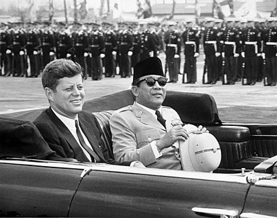 How many years did Sukarno serve as president of Indonesia?