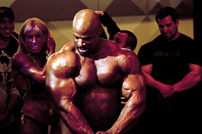What is one of Ronnie Coleman's dominant body parts?