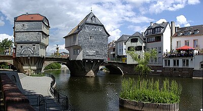 What is the elevation above sea level of Bad Kreuznach?