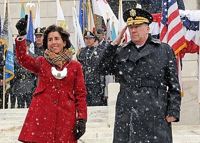 Gina Raimondo first assumed a political role in what year?