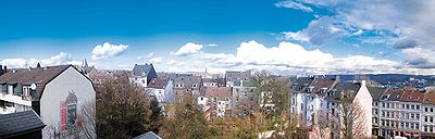 Which five cities and towns merged to form Wuppertal in 1929?