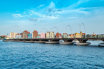 How is the city centre of Willemstad also known?