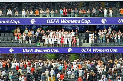 Which city hosted the 2023 UEFA Women's Champions League final?