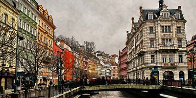 Karlovy Vary was founded by which historical figure?