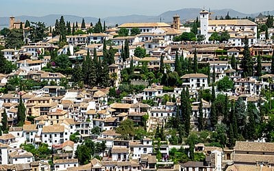 In which century did Granada become a major city of Al-Andalus?
