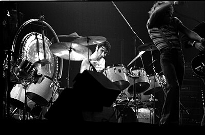 What was a notorious example of Keith Moon's decadent behaviour?
