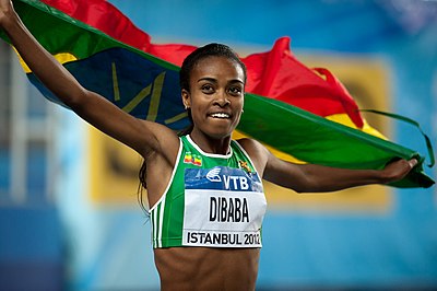 How many times has Genzebe won the World Indoor championships?