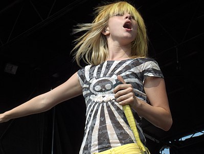 Which Paramore album includes the song "Misery Business"?