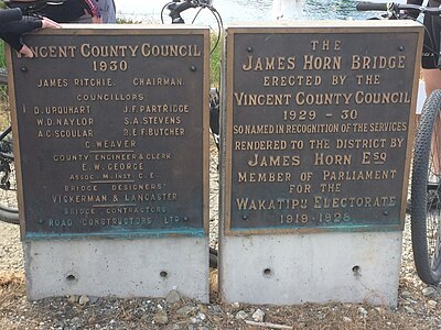 Is there a town named after James Horn in New Zealand?