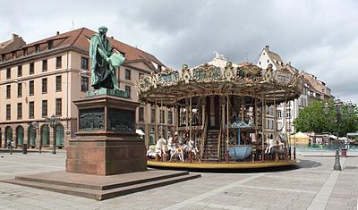 Which saint is considered the patron of Strasbourg?