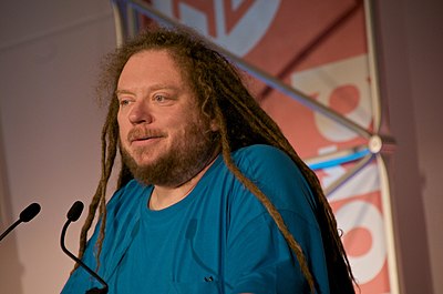 Was Jaron Lanier named as one of the top 10 World Thinkers by Prospect in 2014?