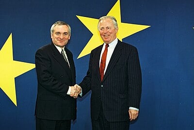 Which positions has Bertie Ahern held?[br](Select 2 answers)