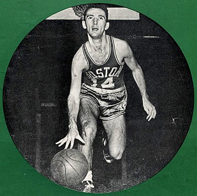 For how many years did Bob Cousy play for the Boston Celtics?
