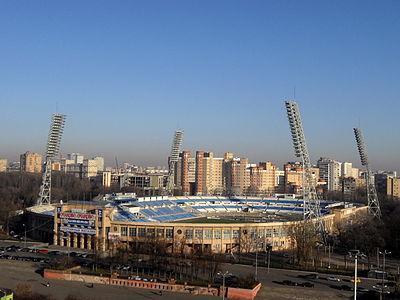 In which stadium does FC Dynamo Moscow play their home matches?