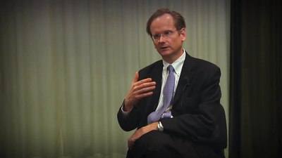 For which party did Lessig run for president?