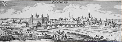 Which Archbishopric did Aschaffenburg belong to for over 800 years?