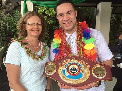 When did Joseph Parker hold the WBO heavyweight title?