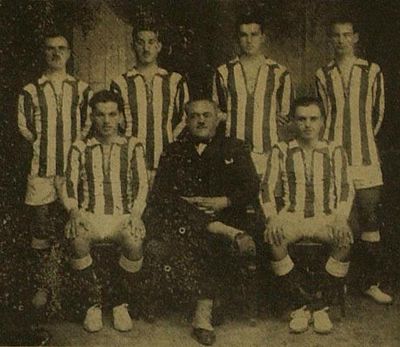 In which year was Olympiacos SFP men's volleyball department founded?
