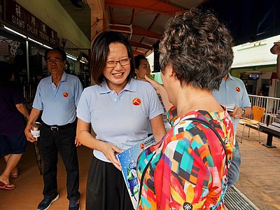 Which political party is Sylvia Lim a member of?