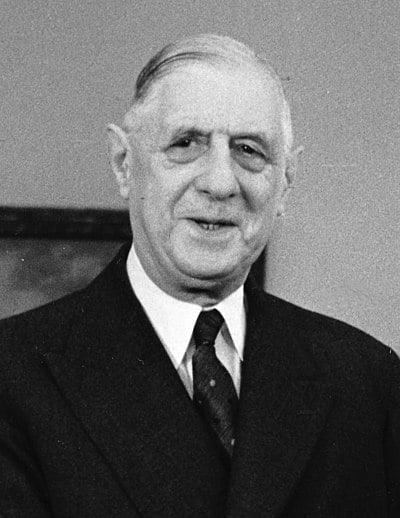 On what date did Charles De Gaulle pass away?