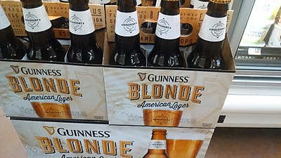 How many liters of Guinness were sold in 2011?