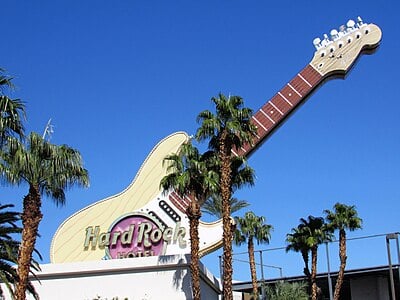 What was the name of the weekly pool party event at the Hard Rock Hotel?