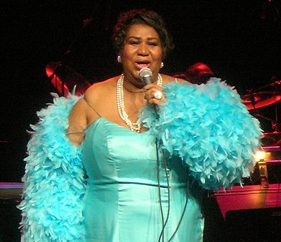 What is Aretha Franklin's eye colour?