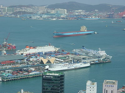 What is the classification of Busan as a port city?