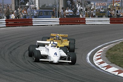 Which series did Alboreto move to in 1995?