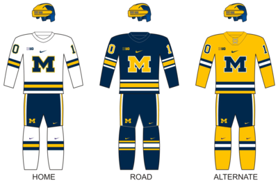 What is the Wolverines' traditional rival in men's ice hockey?