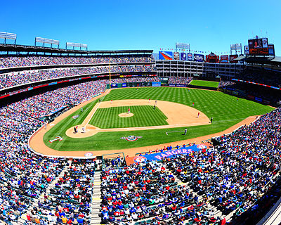 Which stadium did the Texas Rangers move to in 2020?
