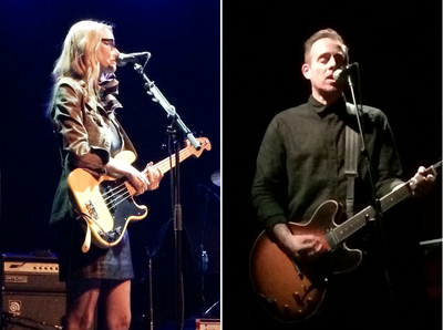 Which Aimee Mann album features a collaboration with Ted Leo?
