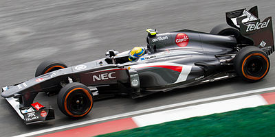 For which team did Esteban Gutiérrez race in the 2014 Formula One season?