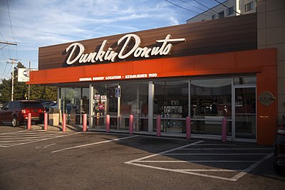 In which decade did Dunkin' Donuts introduce its famous Munchkins?