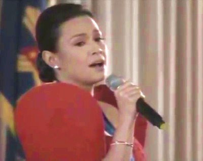 What military honor was Lea Salonga conferred with in 1990?