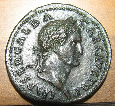 What was one of Galba's roles in the Roman government prior to being emperor?