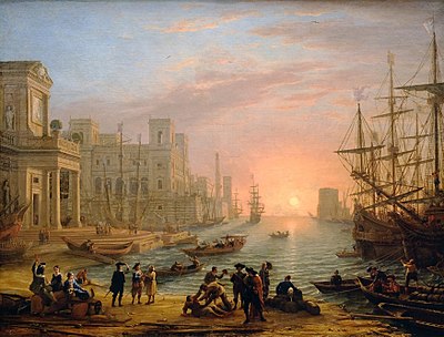 What school was Claude Lorrain associated with before the late 19th century?