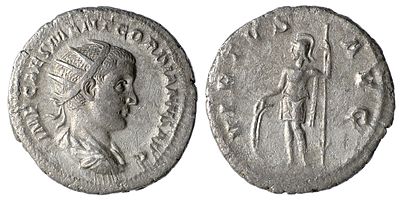 Who was the emperor during Gordian III's early life?