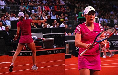 In which year did Justine Henin first become the year-end No. 1?