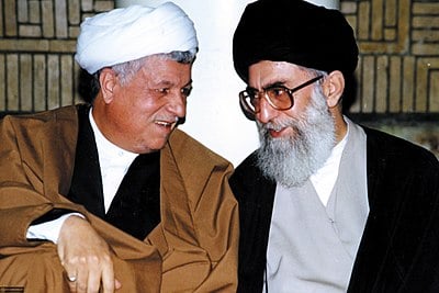 In which year did Rafsanjani first become president of Iran?