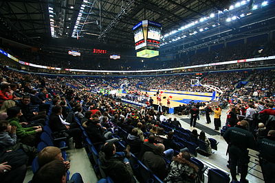 What is the seating capacity of the Jeep Arena, where BC Rytas plays its home games?