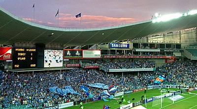 What was Sydney FC's home ground prior to the 2018-19 season?