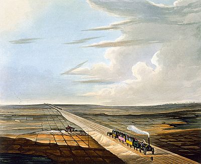 What was the first inter-city railway in the world?
