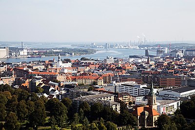 What is Aalborg's position on the Limfjord?