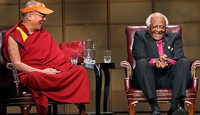 In addition to his work against apartheid, Desmond Tutu also campaigned for which social issue?